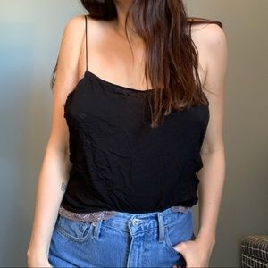 Free People Lace Trim Cami